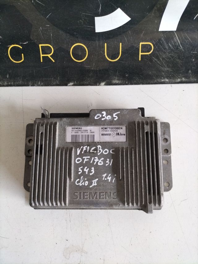 Centralita motor Renault
Referencia original Renault : 7700108814
Referencia original Siemens : S115301100