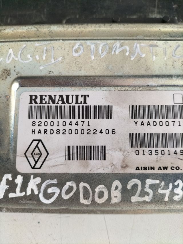 modulo de caja de cambio automatica Renault laguna 3.0 V6 Gasolina 
Referencia original  : 8200104471