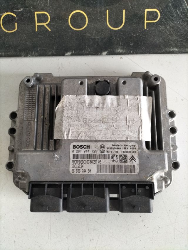 Centralita motor ECU PSA Referencia Bosch : 0281014729
Referencia original  PSA : 9665674480
EDC16C34