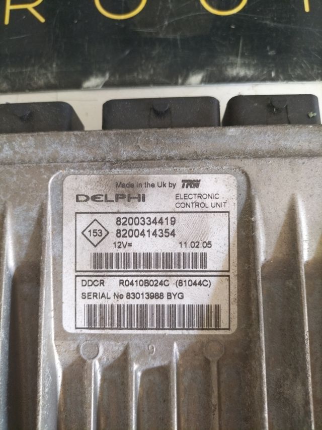 Centralita motor Renault / Delphi
Referencia original : 8200334419 - 8200414354