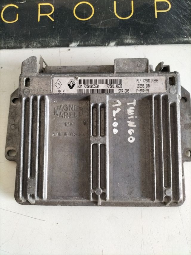 Centralita motor Renault / Magneti marelli 1.2 Gasolina
Referencia original : 7700105560 - 7700114698 - 7700114699
