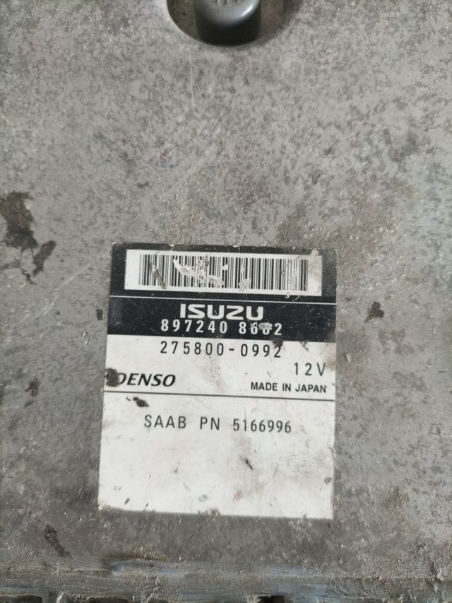 Centralita motor ecu Renault espace IV / Saab 95 3.0L dci automatico referencia original : 8972408662 / 275800-0992 / 5166996