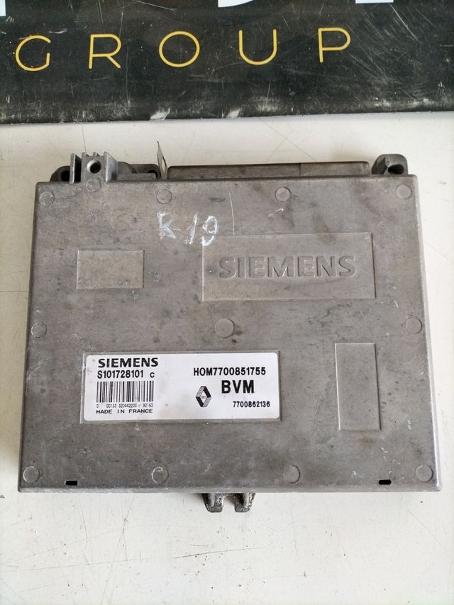 Centralita motor Renault R19 1.8 Gasolina Referencia original : 7700851755 - 7700862136