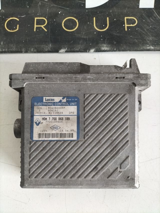 Centralita motor Renault 1.9 Dti Lucas electronic control unit Referencia original : 7700868189 - 7700105605