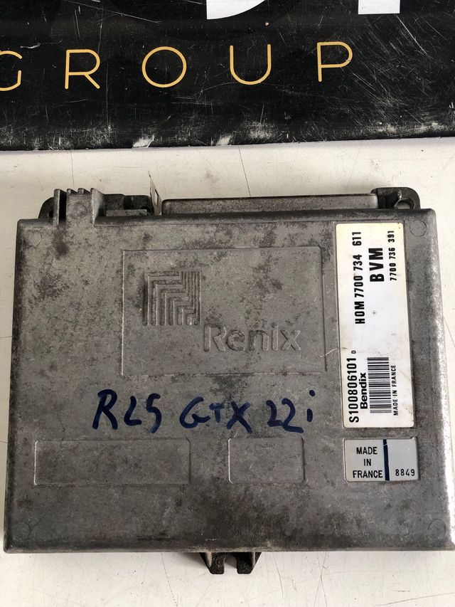 Centralita motor Renault R25 GTX 2.2 i gasolina Referencia original : 700734611 - 7700736391 Referencia Simens / Bendix : S100806101