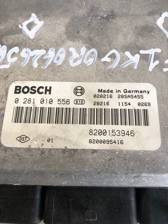 Kit de arranque Renault Laguna 2 1.9 DCI ECU Bosch Referencia : 0281010556 / Referencia original Renault : 8200153946