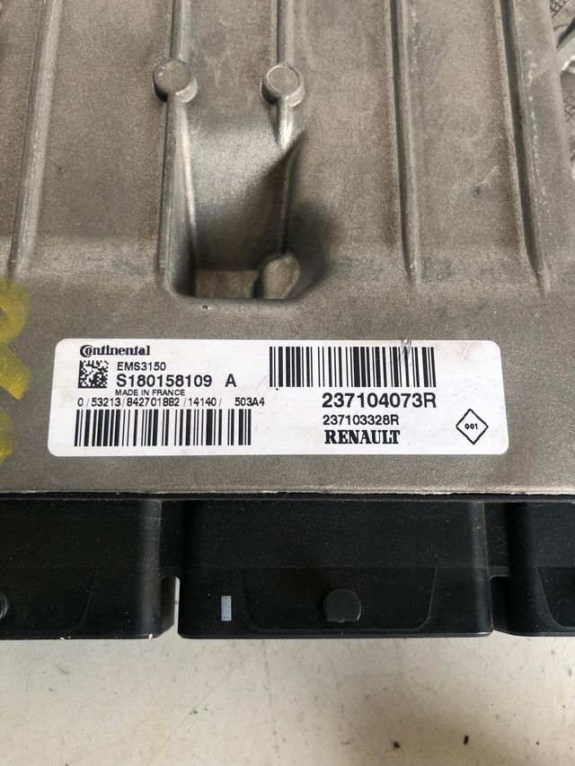 Kit de arranque Renault Kangoo 1.4 gasolina turbo EMS3150 ECU Continental Referencia : S180158109 ECU Referencia original : 237104073R