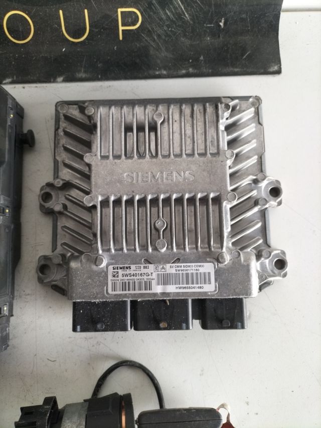 kit de arranque Peugeot 407 2.0 HDi / ECU Siemens : 5WS40167G-T-SW96561171180  / BSI : BSI S03-00 - 9655708480 - S120104600