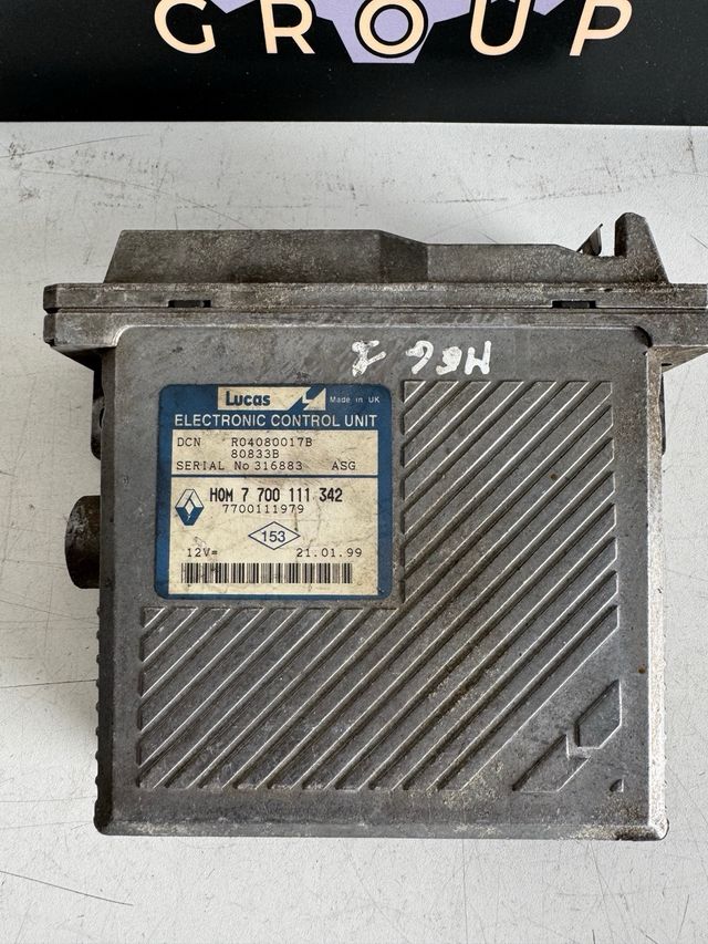 Centralita Motor Renault 1.9 DTI lucas Electronic control unit DCN Referencia original : 7700111342 - 7700111979
