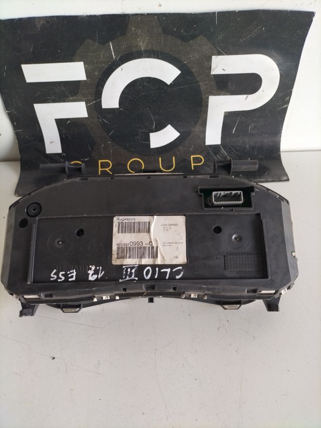 Cuadro de intrumentos Renault Clio 3 Referencia original : 8200820993