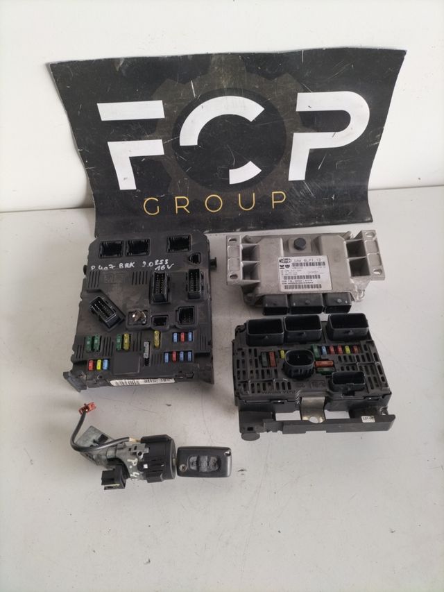 kit de arranque peugeot 407 2.0 gasolina IAW 6LP1 .12 ECU Referencia original : 9651927980 - 9655354880 - SW16.662.074 BSM Referencia original PSA : 9656086080 BSM L01-00 - S118983001  /                  
BSI Referencia  : 9655221180 BSI-S03-00 - S120104600