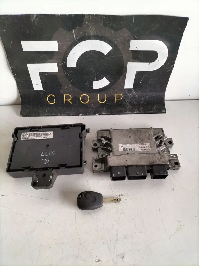 kit de arranque Renault Clio 3 1.2 16V gasolina ECU : S120202120A - 8201077701 - 82000700600 BCM ref : 8201054129