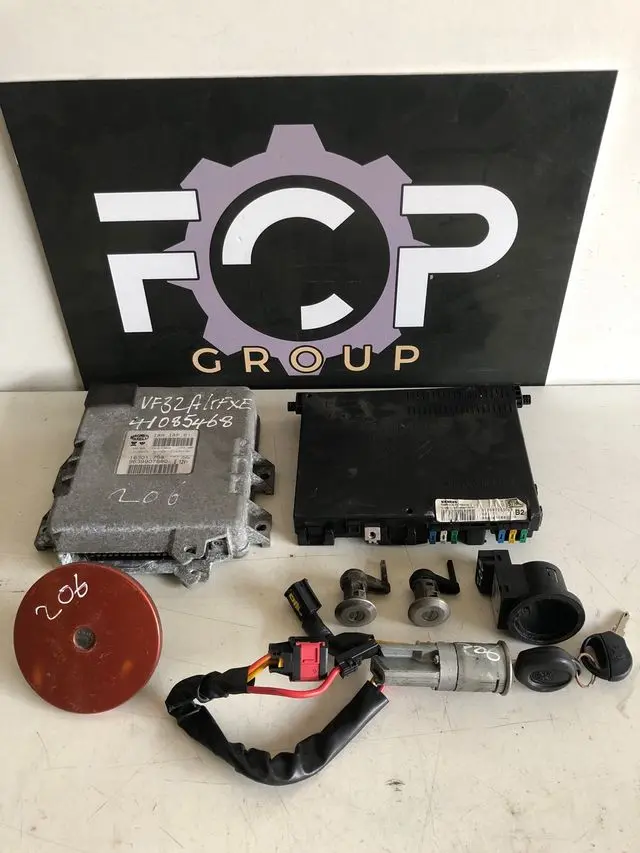 kit de arranque para Peugeot 206 1.4 gasolina IAW 1AP .81 ECU referencia original : 9639907880 Referencia Magneti Marelli : 16301.794 BSI referencia original : 9626460880 BSI referencia Siemens : S105872300