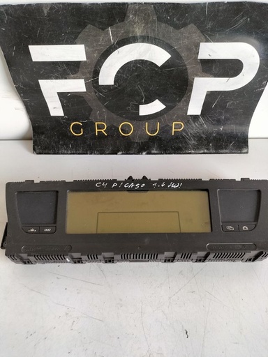 [C-TACH0035] Cuadro de instrumentos Citroën C4 Picasso         Display Citroen C4 Picasso, 6103V3, 6103.V3, 6103 V3, P0664365280, P0664365280-F-00, JCICMB858C-CEM01, C- Die 28120324-9, SW8.1, HW312-2, , NS0177359-Z, Citroën C4 Picasso (10/2006 - 08/2013), CITROËN C4 Grand Picasso (10/2006 - 12/2013)