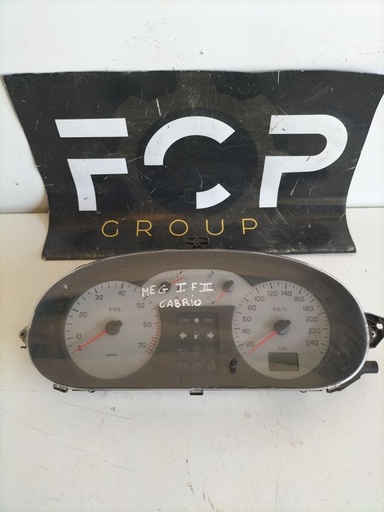[C-TACH0153] cuadro de instrummentos Renault Megane 1 
 F2       Referencia original : 8200038783
