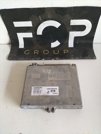 [ECU0362] Centralita motor Renault R19 1.8 Gasolina Referencia original : 7700851755 - 7700862136