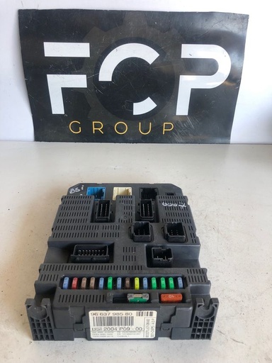 [BSI0007] Caja de reles / caja de fusible :  BSI  2004 P09-PP Peugeot - Citroën Referencia original : 9663798580