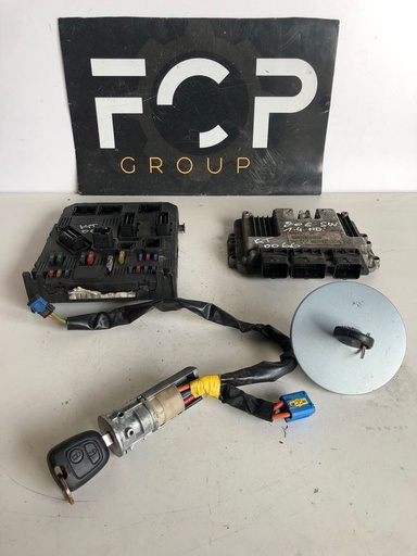 [KIT0018] Kit de arranque Peugeot 206 1.4 HDI ECU Bosch Referencia : 0281010707 Referencia original : 9647158080