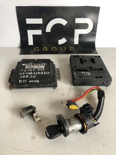 [KIT0032] Kit de arranque Renault Megane 1 coupe 1.6 16 V gasolina 1.6 ECU Siemens Referencia : S118301104 / 8200124318