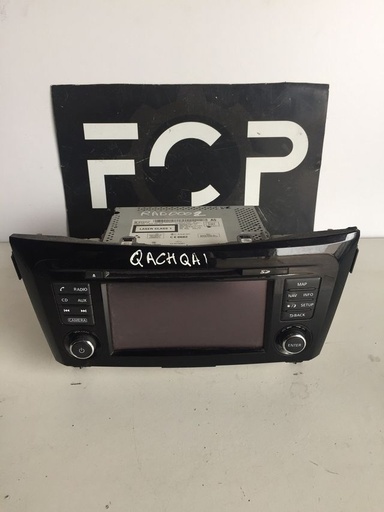 [RAD0002] Pantalla navegacion gps radio Nissan qashqai J11 Bosch desde 2014 Referencia original : 7543750220 / 259154ET1A LCN2K70B00