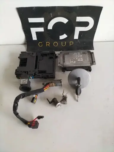 [KIT0049] kit de arranque Peugeot 206 gasolina ECU BOSCH Referencia : 02261206216 ECU Referencia original : 9632693980 BSI RÉF : 9626460880 - S105872300